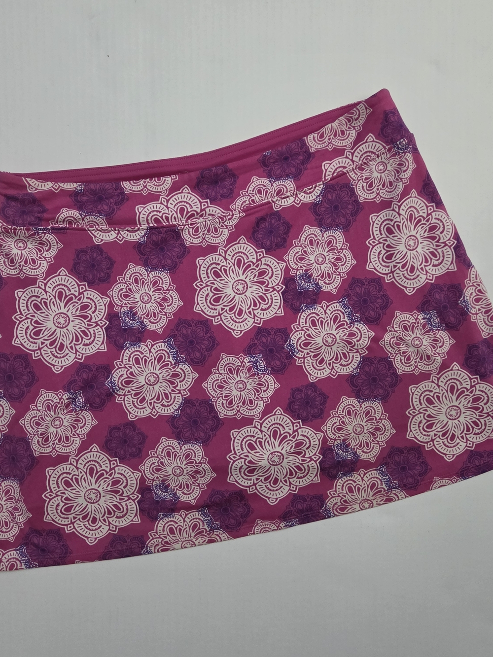 Tranquility by Colorado Clothing Hot Pink Floral Mini Skort